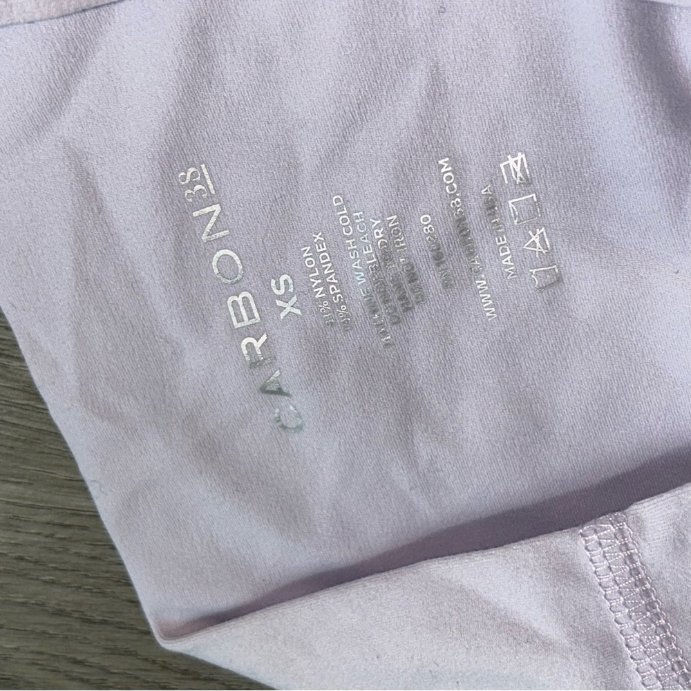 CARBON38 High Rise Legging in Melt‎ lavender xs purple women’s 7/8 - Picture 5 of 7